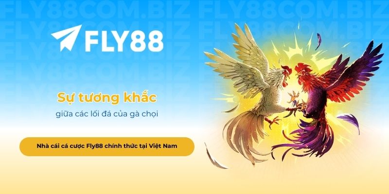 Sự tương khắc giữa các lối đá của gà chọi